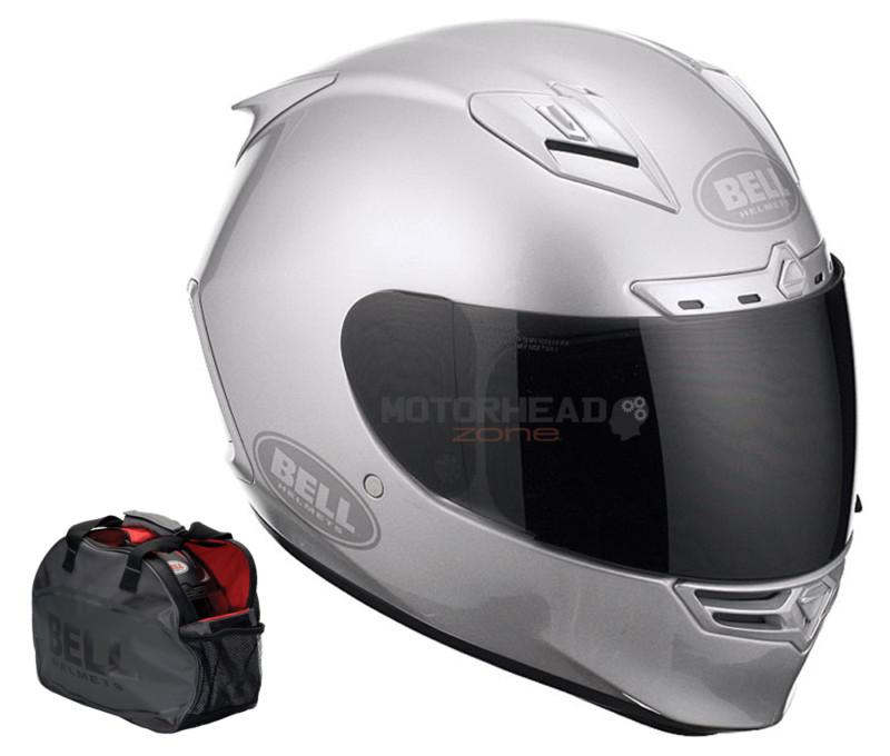 Bell helmet star metallic silver full face motorcyle xsmall brand new 2013