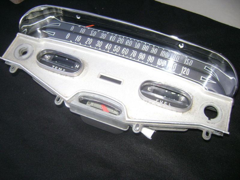 1958 chevy impala dash cluster speedometer 58 stunning