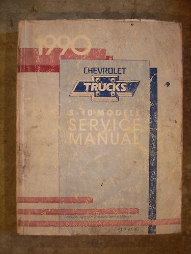 1990 chevy chevrolet s-10 truck blazer service shop repair book manual