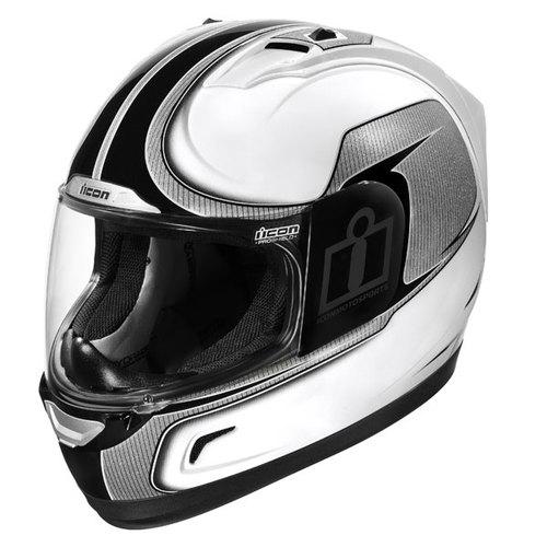 Icon helmet alliance white reflective xl 0101-5542