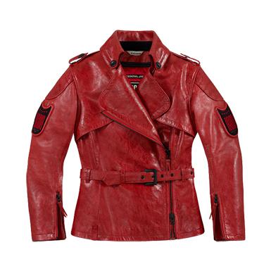 Icon jacket federal womens red md 2813-0477