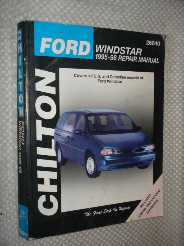 1995-1998 ford windstar shop manual service book 1996 1997 chiltons