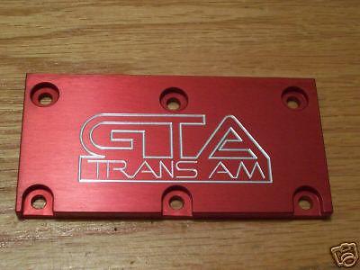 Gta tpi throttle body cover plate trans am firebird red