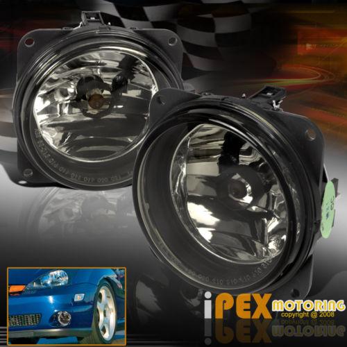 2000-2004 ford focus smoke fog light bumper lamp w/ switch + wires + bulbs