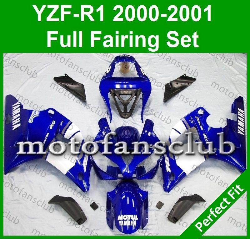 Fit yamaha yzf r1 00 01 yzfr1 2000 2001 1000 fairing bodywork plastics #05 c