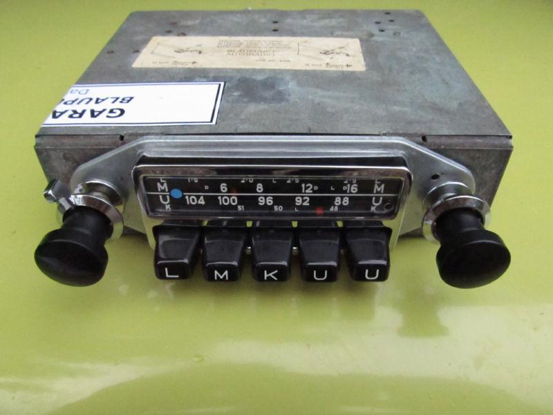 60's blaupunkt 6v 12v + / -  am fm bc lw sw radio porsche 356 a b c 911 912 top