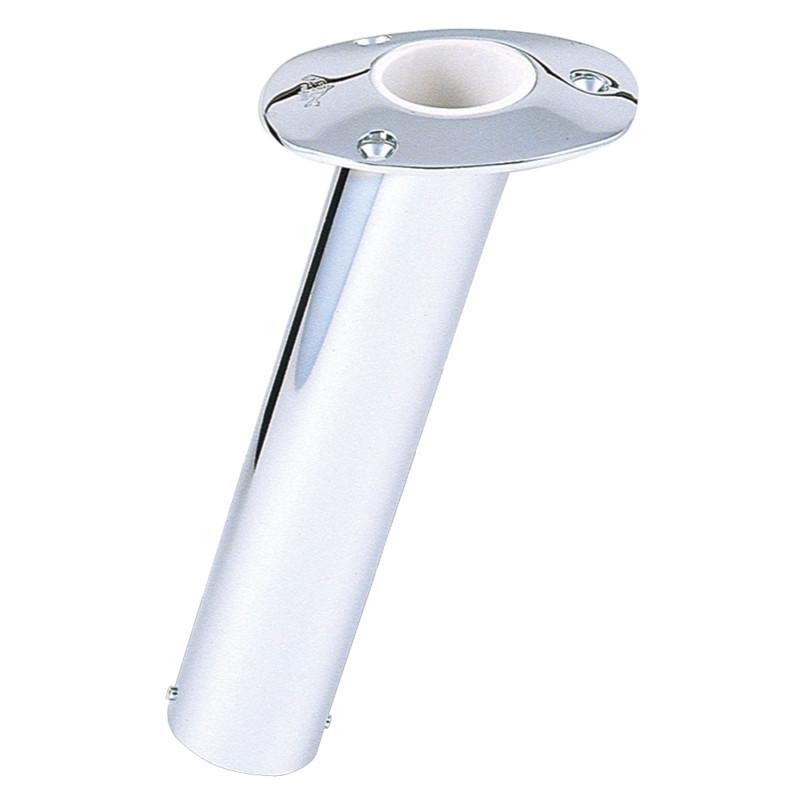 Lee's 15 degree stainless steel flush mount rod holder 2" od