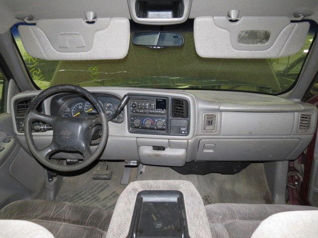 1999 chevy silverado 1500 pickup sunvisor passenger rh gray w/mirror 2414983