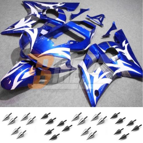 Free bolt kit! injection fairing kit for yamaha yzf 600 r6 1998 99 00 01 2002 aj