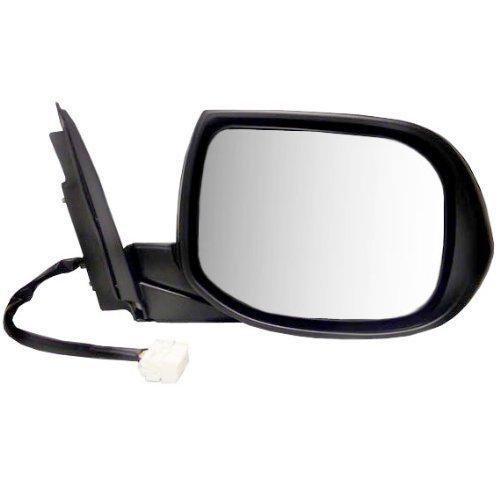 Power heated side view door mirror assembly passenger's right manual fold