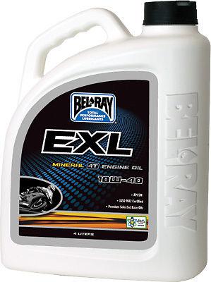 Bel-ray exl mineral 4t engine oil 10w-40 4-liter 99090-b4lw