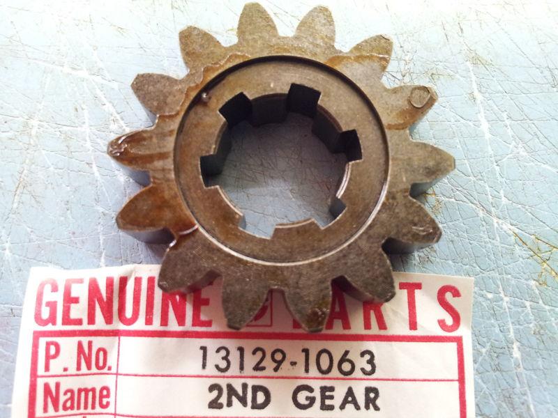 Kawasaki kx125 a 1974-1979 2nd drive gear 13129-1063 nos