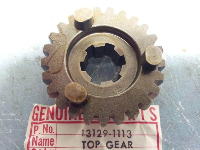 Kawasaki kdx80 a 1980-1981 kx80 a 1979-1980 top drive gear 13129-1113 nos