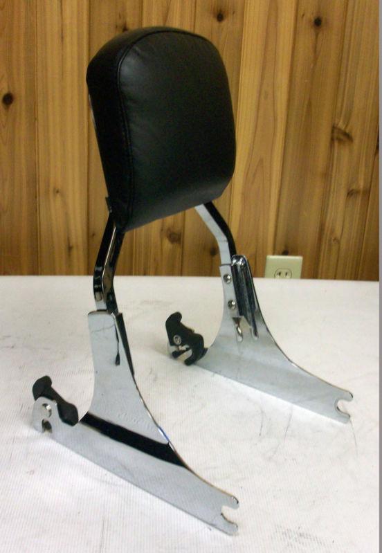 Pre-owned harley detachable sideplates, sissybar upright & pad flstn 2011  