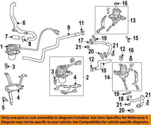 Toyota oem 1737650010 emission-pipe gasket