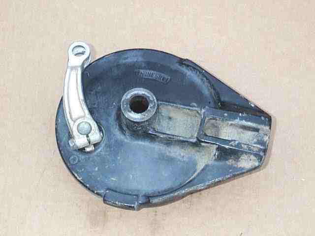  vintage 1981 honda xr500 rear wheel brake panel w shoes xr xl 250 350 500