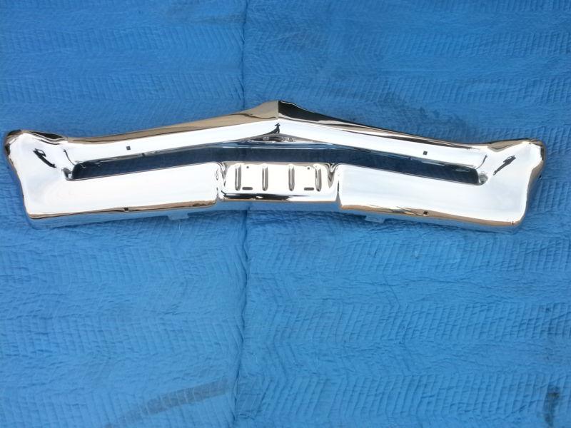 1966 1967 pontiac gto front bumper triple chrome show quality