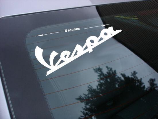 Vespa scooter decal stickers 