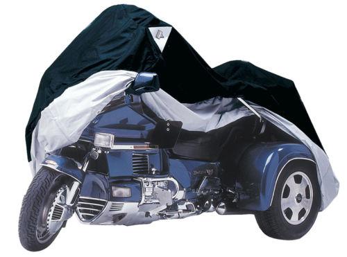 Nelson rigg defender water proof motorcycle cover, black/silver, trike, trk-350