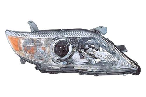 Replace to2519125 - 2010 toyota camry front rh headlight lens housing