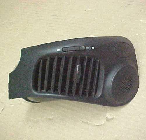 Porsche 911 996 boxster 986 right dash vent black 99655222805 a03 oem