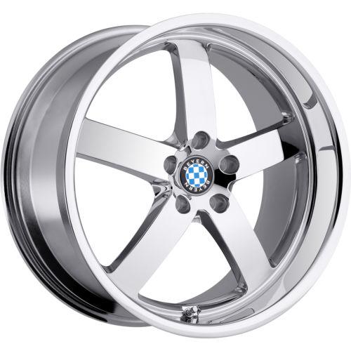 18x9.5 chrome beyern rapp wheels 5x120 +15 lifted honda ridgeline