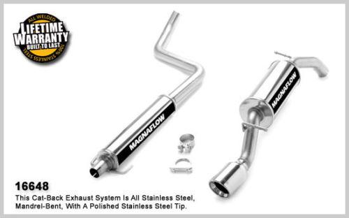 Magnaflow 16648 scion xa stainless cat-back system performance exhaust