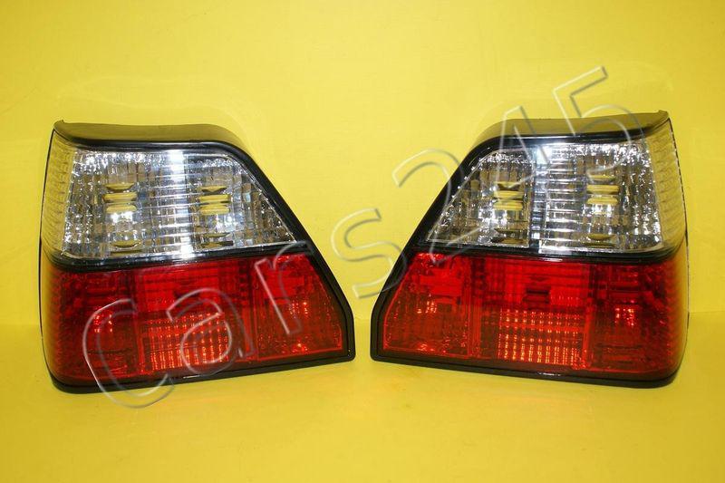 Vw golf ii mk2 tail lights rear lamps crystal / red pair left+right 1984-1992