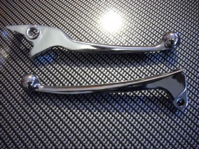 Scooter 125cc 150cc gy6 chrome brake levers handle rear drum