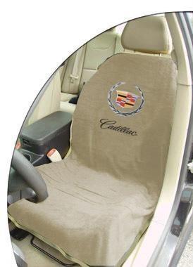 Cadillac seat armour car seat towel cover - tan (pair)