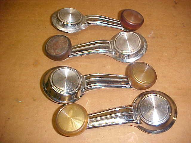 Corvair inside window crank handles - 1968-69 (discolored) (used)