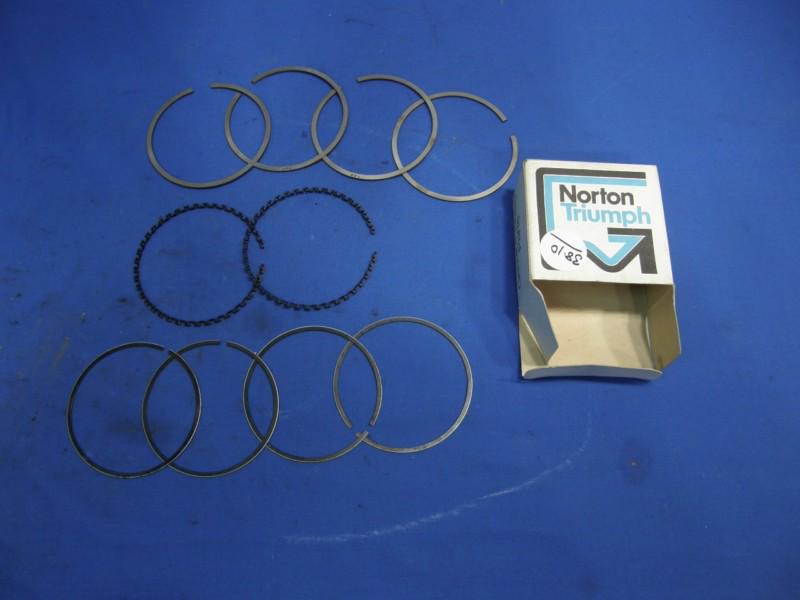 Nos triumph t140 factory piston rings, +.060, #99-3791,  b848