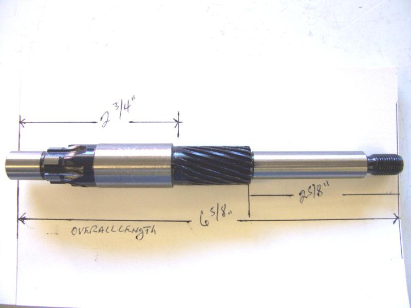 Harley davidson 1965 panhead 1966-1969 shovelhead electric starter shaft