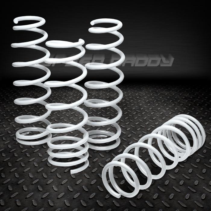 1.75" drop suspension racing lowering spring springs 03-10 mazda rx-8 rx8 white