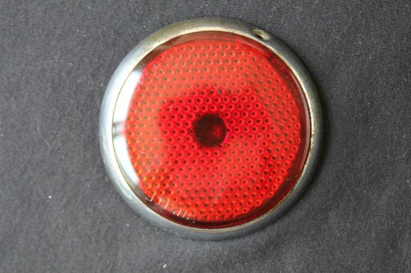89~ vintage auto tail lamp cover red intact