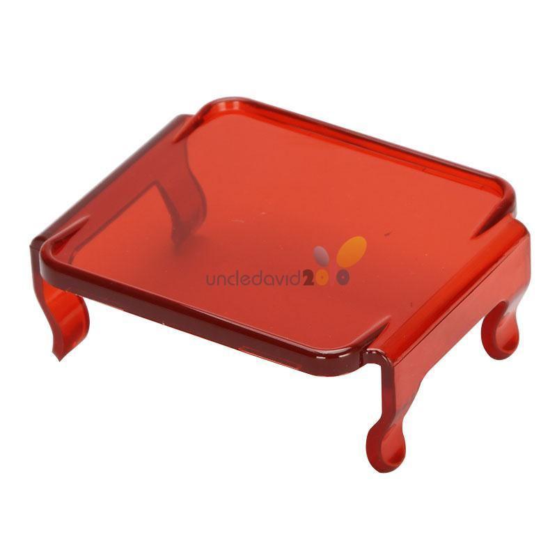 New universal red protective cover for led work light rear fog driving lamp