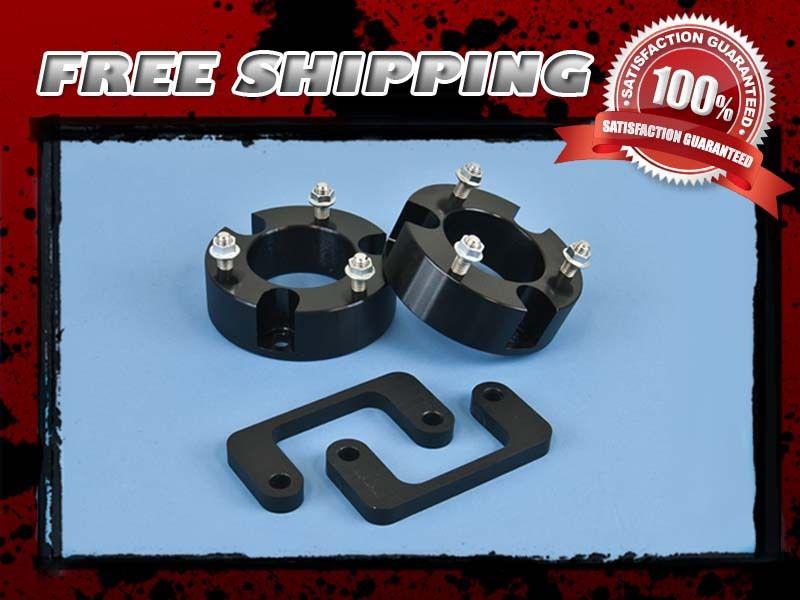 Black aluminum coil spacer block lift kit front 3.5" 4x2 2wd 4x4 4wd