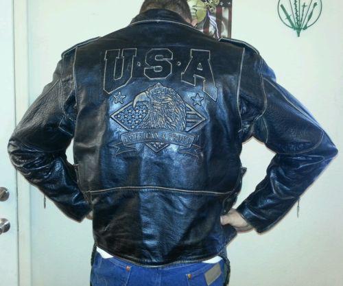 Unik premium leather biker jacket and matching chaps