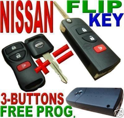 New nissan allin1 switchblade transponder chip key keyless entry remote fob m733