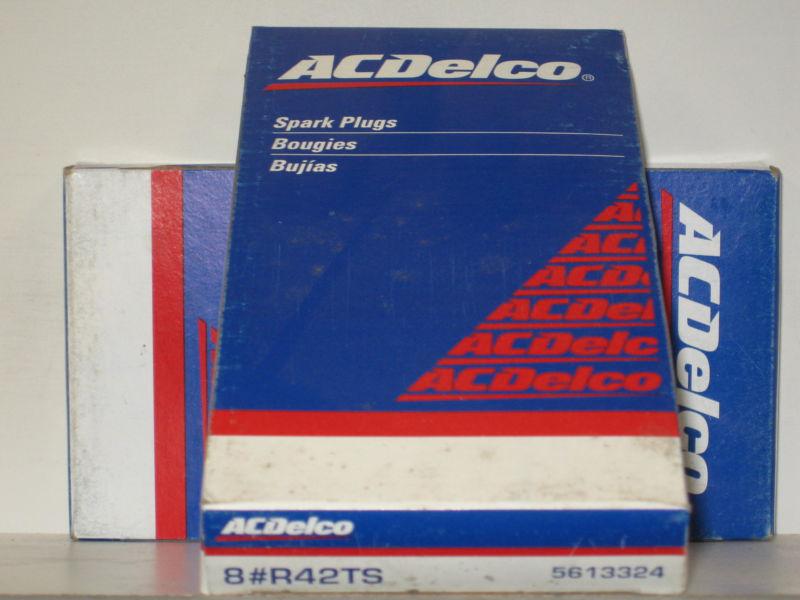 Ac spark plugs r42ts box of 8 nos