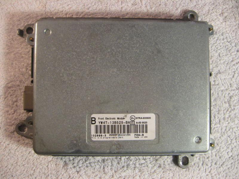 00 jaguar s-type front electronic module control unit computer yw4t-13b525-ba