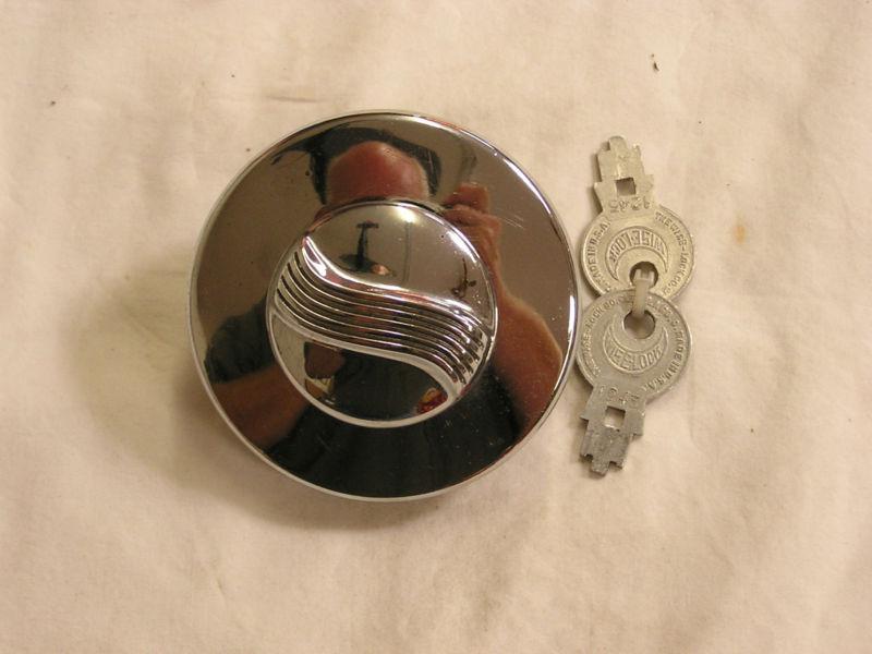 1930's 1940's 1950's 1960's dodge plymouth ford desoto chevy locking gas cap