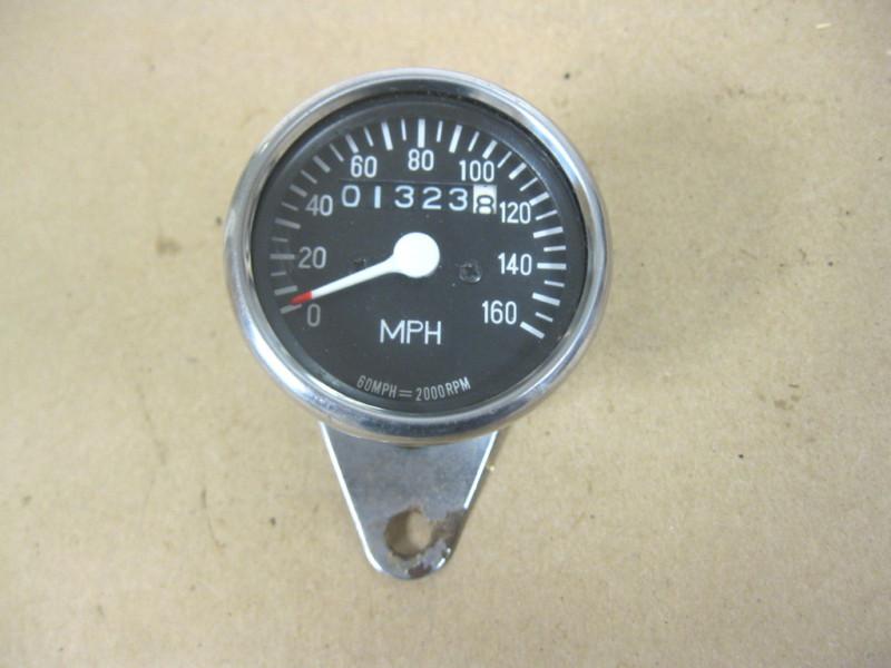 Harley davidson sportster motorcycle mini speedometer with bracket