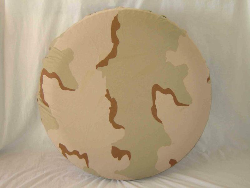 Military surplus desert camo tan tire/spare tire cover