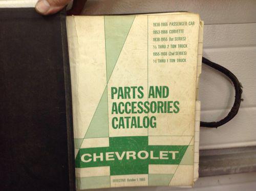 1938-1966 chevrolet parts & accessories catalog