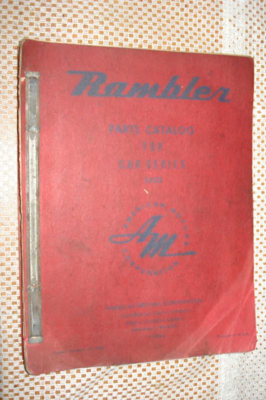 1956 rambler parts book original amc numbers list catalog series 5610