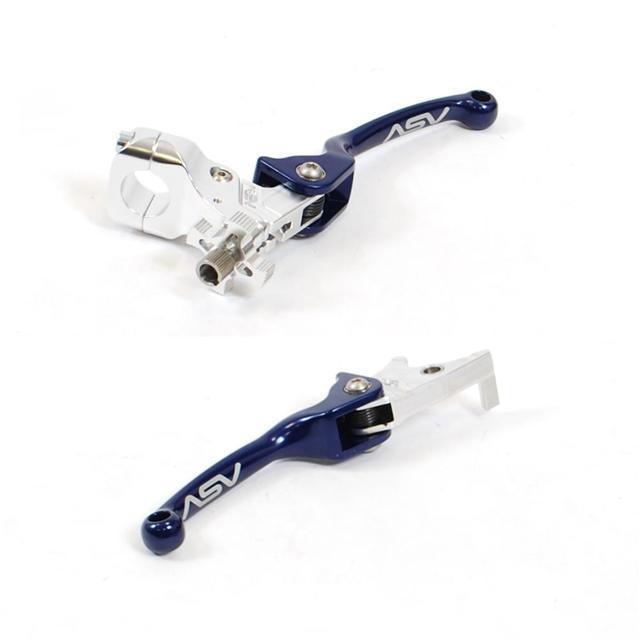 Kawasaki kfx450 2008-2013 asv f3 brake clutch levers blue kfx 450