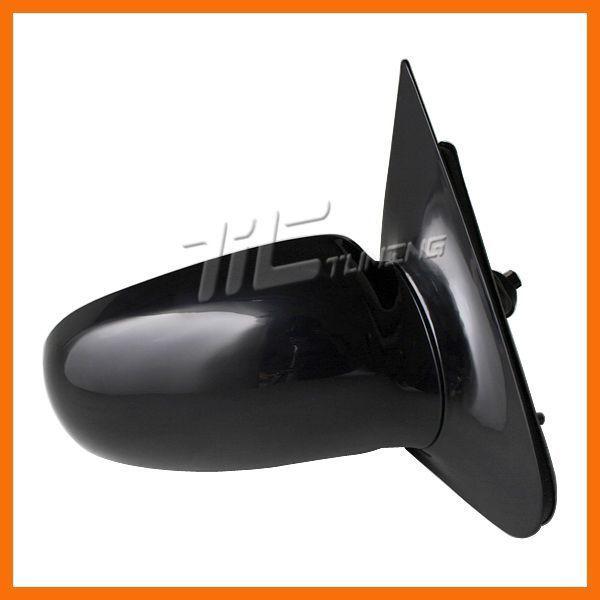 95-05 cavalier sunfire 2dr passenger right mirror black housing power non-heated