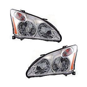 New headlight headlamp assembly pair set driver+passenger side left+right w/bulb