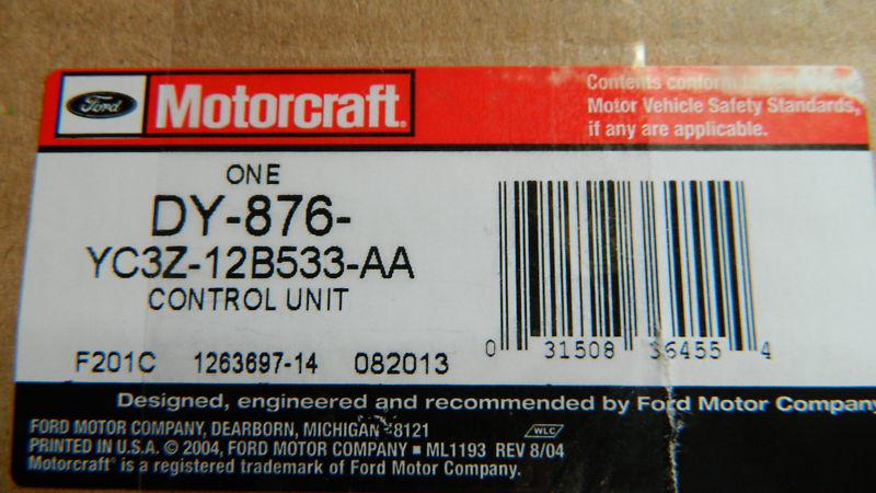 03-10 ford powerstroke 6.0 diesel glow plug relay controller module yc3z12b533aa